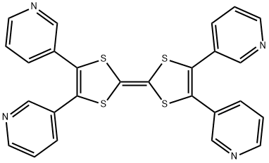 4,4',5,5'-tetra(pyridin-3-yl)-2,2'-bi(1,3-dithiolylidene) Structure