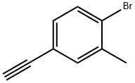 1-bromo-4-ethynyl-2-methylbenzene Structure