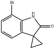 7-Bromo-1H-spiro[cyclopropane-1,3-indole]-2-one,1360935-49-4,结构式