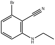2-溴-6-(乙基氨基)苯甲腈, 1365272-62-3, 结构式