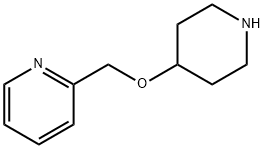 2-[(ピペリジン-4-イルオキシ)メチル]ピリジン 化学構造式