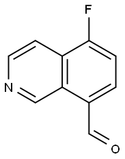 5-fluoroisoquinoline-8-carbaldehyde Structure