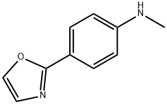 N-Methyl-4-(oxazol-2-yl)aniline, 1368659-13-5, 结构式