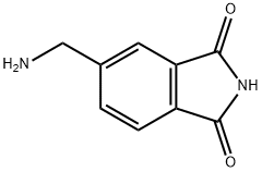 1H-Isoindole-1,3(2H)-dione, 5-(aminomethyl)- 化学構造式