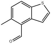 5-methyl-1-benzothiophene-4-carbaldehyde Structure