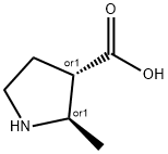 3-Pyrrolidinecarboxylic acid, 2-methyl-, (2R,3S)-rel-|