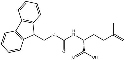 FMoc-D-5,6-DehydrohoMoleucine, 1369532-66-0, 结构式