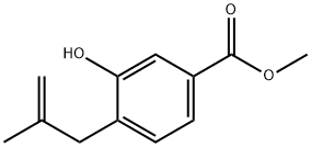 methyl 3-hydroxy-4-(2-methylallyl)benzoate,136954-99-9,结构式