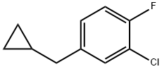 2-氯-4-(环丙基甲基)-1-氟苯,1369774-65-1,结构式