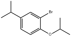 2-Bromo-1-isopropoxy-4-isopropylbenzene Struktur