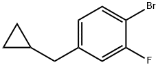 1-溴-4-(环丙基甲基)-2-氟苯,1369919-18-5,结构式