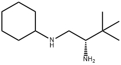 1,2-Butanediamine, N1-cyclohexyl-3,3-dimethyl-, (2S)- Struktur