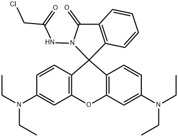 N'-氯乙酰基罗丹明B酰肼 结构式