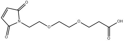 Mal-PEG2-acid Struktur