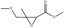 methyl 3-(methoxymethyl)-3-methyloxirane-2-carboxylate Struktur