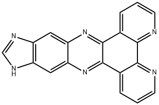 Dipyrido[3,2-a:2',3'-c]phenazine-10,11- imidazole Struktur