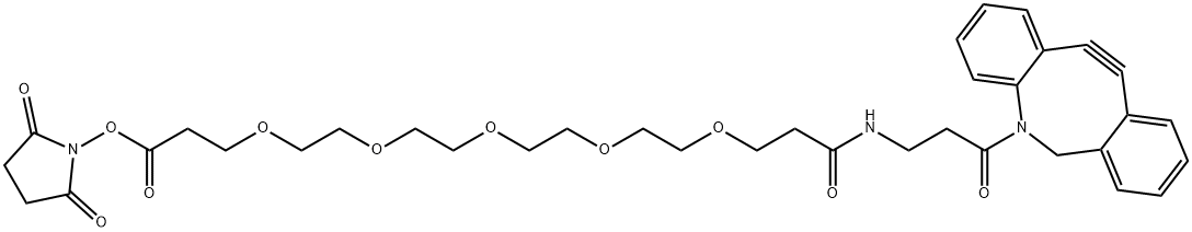 DBCO-PEG5-NHS ester Structure