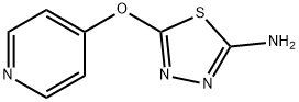 5-(pyridin-4-yloxy)-1,3,4-thiadiazol-2-amine Structure