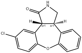 (3AR,12BR)-REL-11-Chloro-2,3,3A,12B-Tetrahydro-1H-Dibenz[2,3:6,7]Oxepino[4,5-C]Pyrrol-1-One Structure