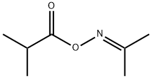 2-丙酮,O-(2-甲基-1-氧代丙基)肟 结构式