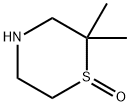 2,2-dimethyl-1lambda4-thiomorpholin-1-one Struktur
