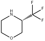 (3S)-3-(trifluoromethyl)morpholine Struktur