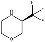 (3R)-3-(Trifluoromethyl)morpholine Structure
