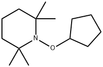 Piperidine, 1-(cyclopentyloxy)-2,2,6,6-tetramethyl- Structure