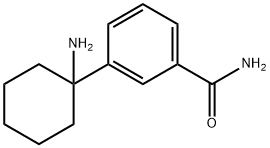 Benzamide, 3-(1-aminocyclohexyl)- Structure