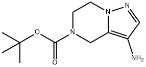 Tert-Butyl 3-Amino-6,7-Dihydropyrazolo[1,5-A]Pyrazine-5(4H)-Carboxylate(WX141188) Struktur