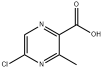 2-Pyrazinecarboxylic acid, 5-chloro-3-methyl- Structure