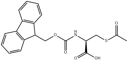 (9H-Fluoren-9-yl)MethOxy]Carbonyl Cys(Ac)-OH Struktur