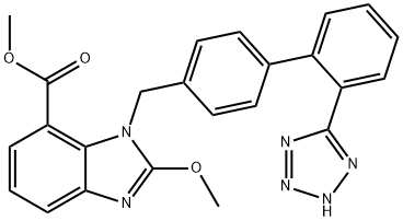 Candesartan Methyl Ester Methoxy Analog 化学構造式