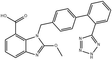 Candesartan Acid Methoxy Analog,139481-76-8,结构式