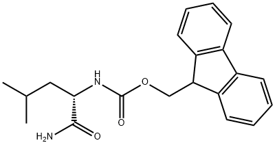 Fmoc-Leu-NH2 化学構造式
