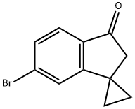 6'-溴螺[环丙烷-1,1'-茚]-3'(2'H)-酮,1396777-69-7,结构式