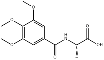 2-[(3,4,5-trimethoxyphenyl)formamido]propanoic acid Structure