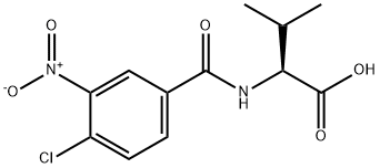 2-[(4-chloro-3-nitrophenyl)formamido]-3-methylbutanoic acid Structure