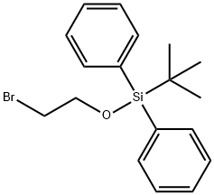 (2-溴乙氧基)(叔丁基)二苯基硅烷, 139897-19-1, 结构式