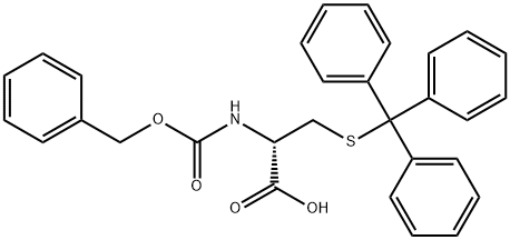 Z-D-Cys(Trt)-OH Structure