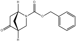 2-Azabicyclo[2.2.1]heptane-2-carboxylic acid, 5-oxo-, phenylmethyl ester, (1R,4R)- Struktur