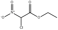 Acetic acid, 2-chloro-2-nitro-, ethyl ester 化学構造式