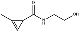 N-(2-Hydroxyethyl)-2-methyl-2-cyclopropenecarboxamide, 1402265-29-5, 结构式