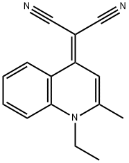 2-(1-乙基-2-甲基喹啉-4(1H)-亚基)丙二腈,1402299-58-4,结构式
