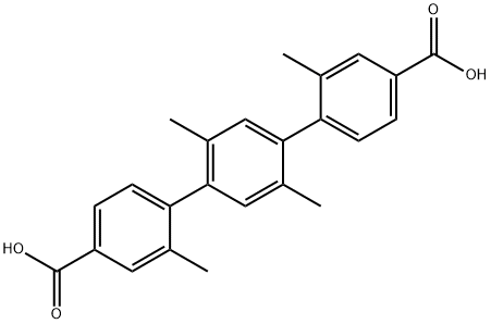 2,2,2”,5-四甲基-[1,1:4,1”-三苯基]-4,4”-二羧酸 结构式