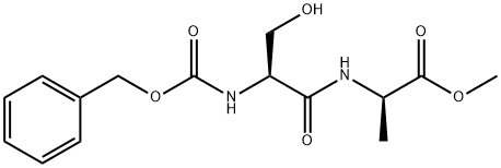 D-Alanine, N-[(phenylmethoxy)carbonyl]-L-seryl-, methyl ester Struktur