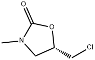 2-Oxazolidinone, 5-(chloromethyl)-3-methyl-, (S)- (9CI) Structure