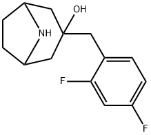 3-[(2,4-difluorophenyl)methyl]-8-azabicyclo[3.2.1]octan-3-ol Structure