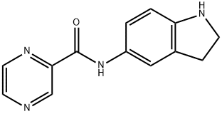 N-(indolin-5-yl)pyrazine-2-carboxamide(WXC09128) Structure