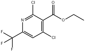 2,4-二氯-6-(三氟甲基)烟酸乙酯,1413281-75-0,结构式